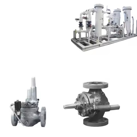 Industrial Gas Plants Customized Emerson EZR -Operated Pressure Reducing Regulator Pressure Relief Supplier