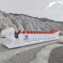 Spiral Sand Washing Machine with Gear and Pump for Granite Limestone River Stone 40-300t/h Capacity