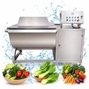 Multifunctional Tipping Vortex Fruit Vegetable Cleaner Meat Fish Washer with Vortex Cleaning System