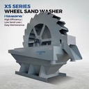 Haiwang XS Series High Efficiency Bucket Wheel Sand Washer with 80-300t/h Capacity for Sand Gravel Aggregate Processing Plant