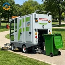 ROD Ride-on Electric Self-Propelled Commercial Floor Scrubber Industrial Cold Water Cleaning Machine 2450mm Sweeping Width Water