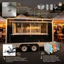 Custom Food Stall Fast Food Truck Pizza Truck Ice Cream