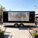 High Productivity CE Certified Galvanized Sheet Retail Towable Food Trailer Fast Food Trailer for Candy Sales