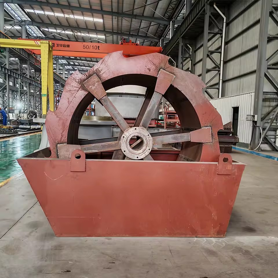 New High Efficiency Wheel Sand Washing Machine with High Manganese Steel 20-180t/h Capacity for Sand and Gravel Production Line