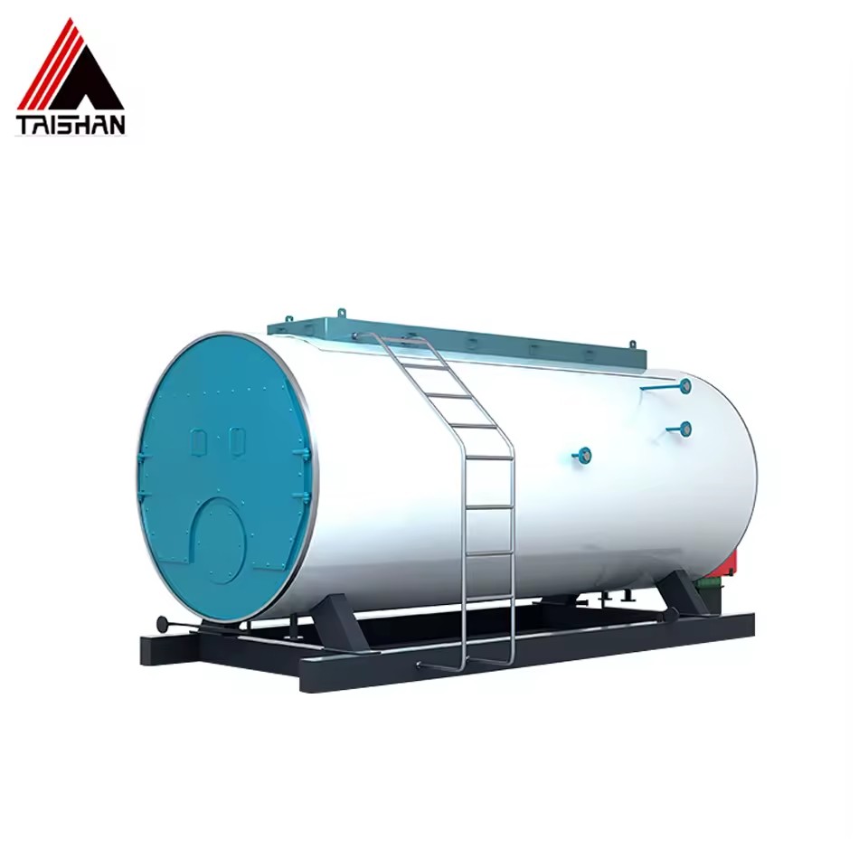 Fully Automatic Natural Circulation Three Passes Wet Back Horizontal Fire Tube PLC Controlled Oil/Gas Fired Steam Boiler
