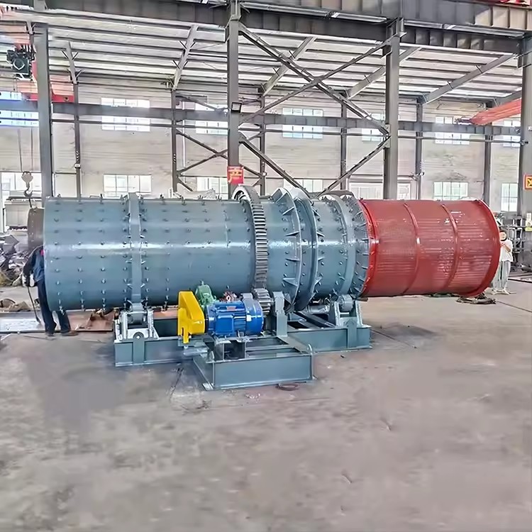 Energy Saving Pebble Barrel Small Rotary Drum Stone Washer with Pump 10-80T/H Capacity AC Motor