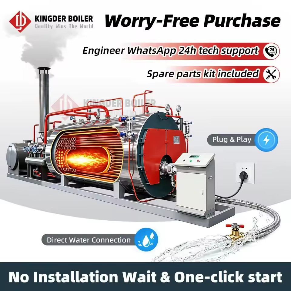 Wholesale Price 2.5 Tons Capacity Industrial Boiler for Distillery 0.5 Ton Industrial Steam Boiler