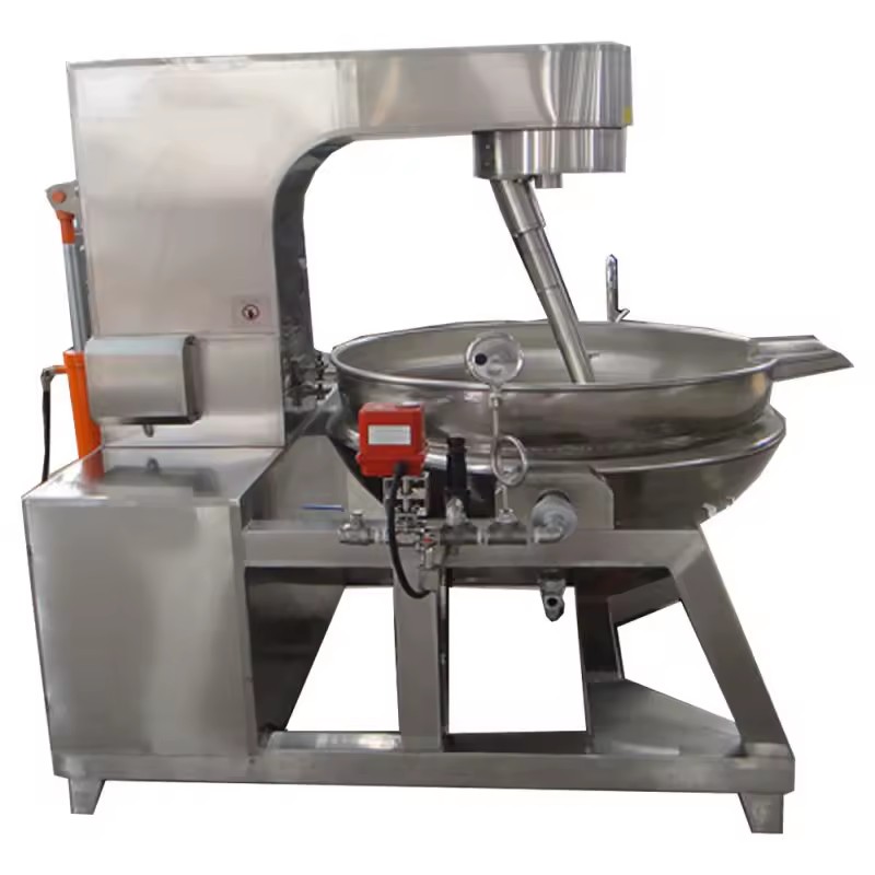 Industrial Planetary Mixer Cooker Jacketed Kettle Series with Jam Ketchup Agitator for Sauce Preparation for Meat New Used