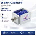 OEM ODM Custom DC 5V 6V 12V 24V Normally Closed Plastic Mini Solenoid Valve for Medical Equipment