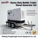 Authorized Cumminss Diesel Generator 20kw 30kva 40kva 50kva 100kva 150kva Trailer