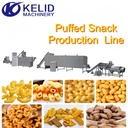 CE Large Capacity Efficient Automatic Customized Puffed Corn Snack Making Machine Extruder Dryer Puff Snacks Production Line