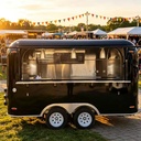 Custom Built Stainless Steel Food Trailer at Competitive Factory Price