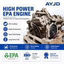Stable Reliable KMS QS60 V16 2500HP Turbocharged Diesel Industrial Engine Assembly for Equipment Various Fields
