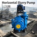 Electric Dredge Pump Horizontal Heavy Duty Slurry Pump for Mineral Processing Tailings Discharge