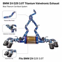 High-quality Titanium Alloy Valvetronic Exhaust Catback for BMW Z4 G29 3.0T Exhaust Pipes Muffler with Carbon Fiber Tips