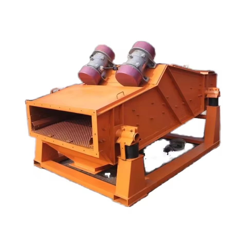 Heavy-Duty Vibrating Screen Machine for Mining Steel Construction Ore Other Minerals Handling Processing Essential Motor Gearbox