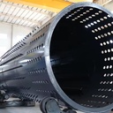 Industrial Stainless Steel Rotary Dryer with PLC and Gear Components for Sand Coal Mineral Slurry Drying (1-50 TPH Capacity)