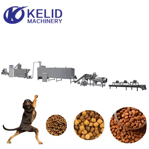Customized Dog Food Making Machine New High Efficiency Full Automatic Industrial Pet Food Production Line