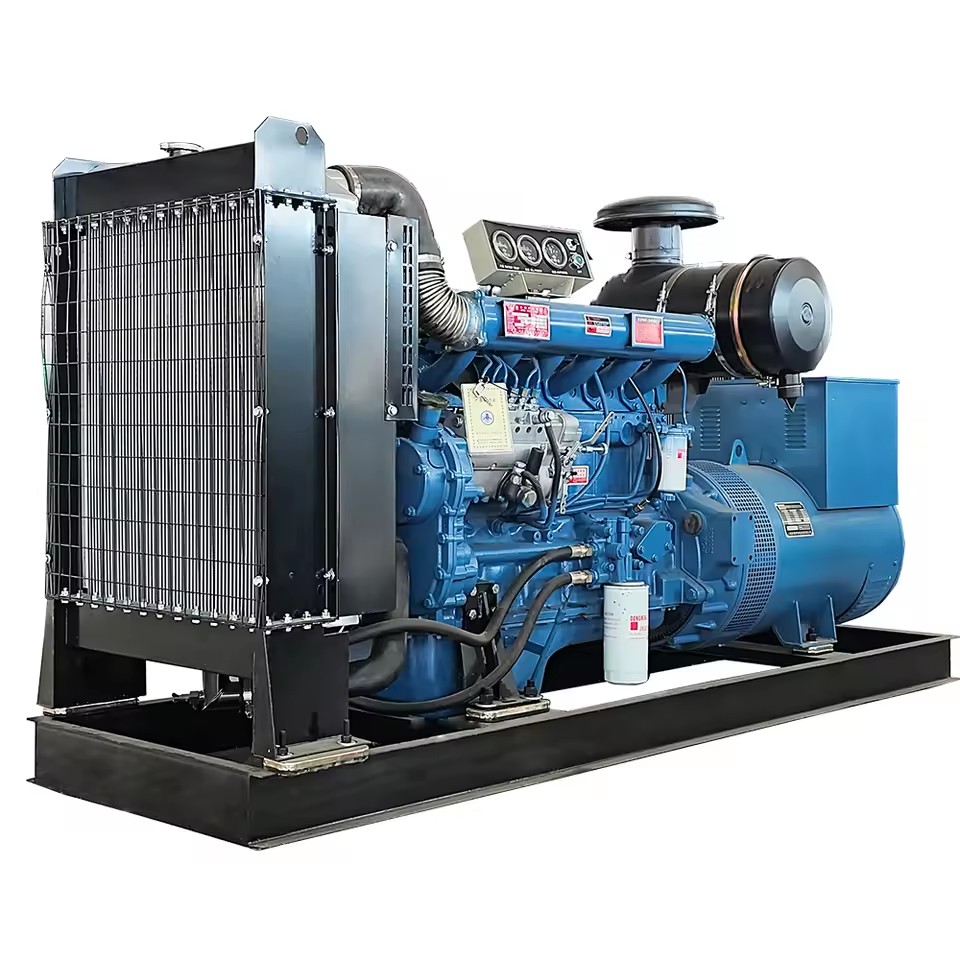 Open Frame Diesel Generator Set With Ground Protection Device For Safe Industrial Site Power Generation Work