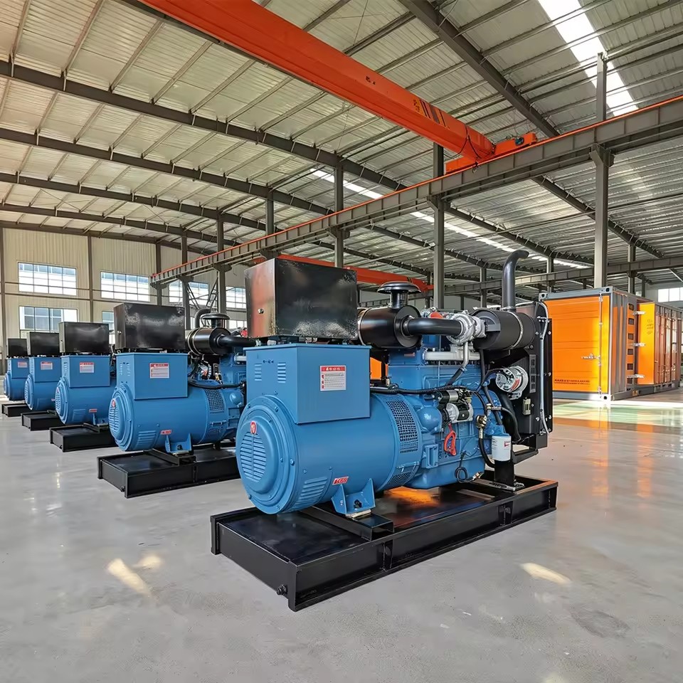 Space Saving Open Frame Diesel Generator Set Suitable For Layout Industrial Construction Sites