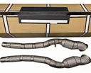 Stainless Steel Straight Through Catalyst Header MACH5-FER-0629 Exhaust Fit Ferrari 458 488 F12 High Flow Racing Header Pipe