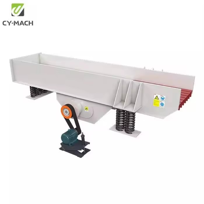 Mining Ore Screen Grizzly Quarry Vibrating Feeder Price Vibrator Motor Vibrating Feeder for Food and Mining Industries