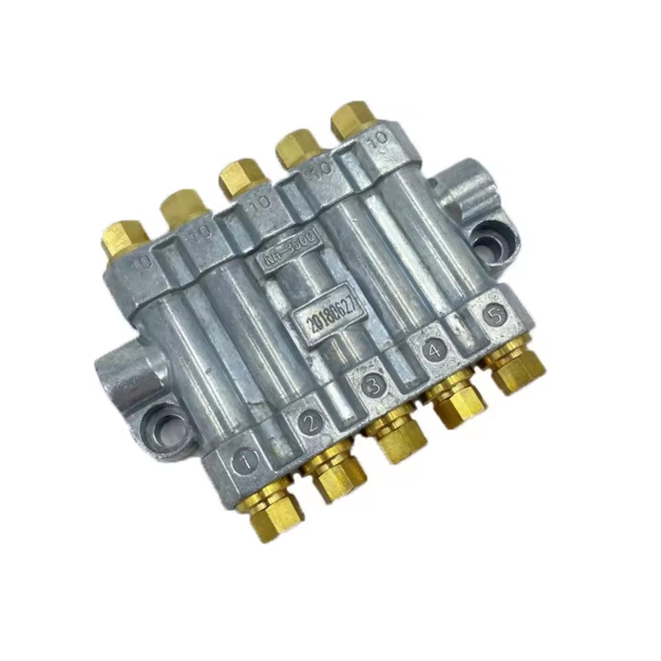JIANHE RH Hydraulic Lubrication Volumetric Distributor Central Grease Lathe Manifold Block Oil Features OEM Customizable