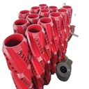 API Certificated Carbon Steel Centralizer Spiral Vane Rigid Centralizer Casing Roller