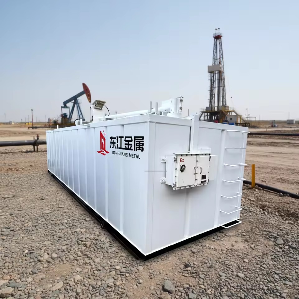 Q235 Heavy Steel Mud Tank with Big Capacity & High Efficiency for Large/Small Scale Oilfield Drilling 380V/460V