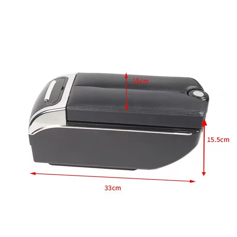 New Universal Car Armrest Box with Central Storage and USB Port Multifunctional Plastic Fits OLIVER Models AC-450