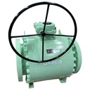 Supplier API 6d Flanged Connection Stainless Steel Ball Valve A182 F304 F316 A105 Trunnion Mounted Forged Ball Valve
