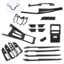 Car Carbon Fiber Interior Accessories Center Console Gear Panel Window Lifter for volkswagen vw Golf 8 Mk8 2021-2025 Auto Kit