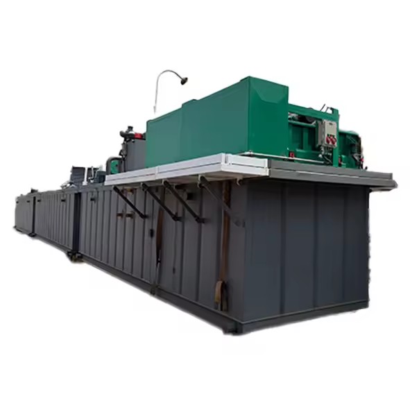 Oilfield Mud Tank Equipped Heavy-Duty Agitator with Solid Control System for Drilling Rig Operations and Mixing