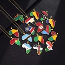 New Africa Hot Selling Europe and America Stainless Steel Bamboo Chain Vintage Oil Drops Necklace Jewelry
