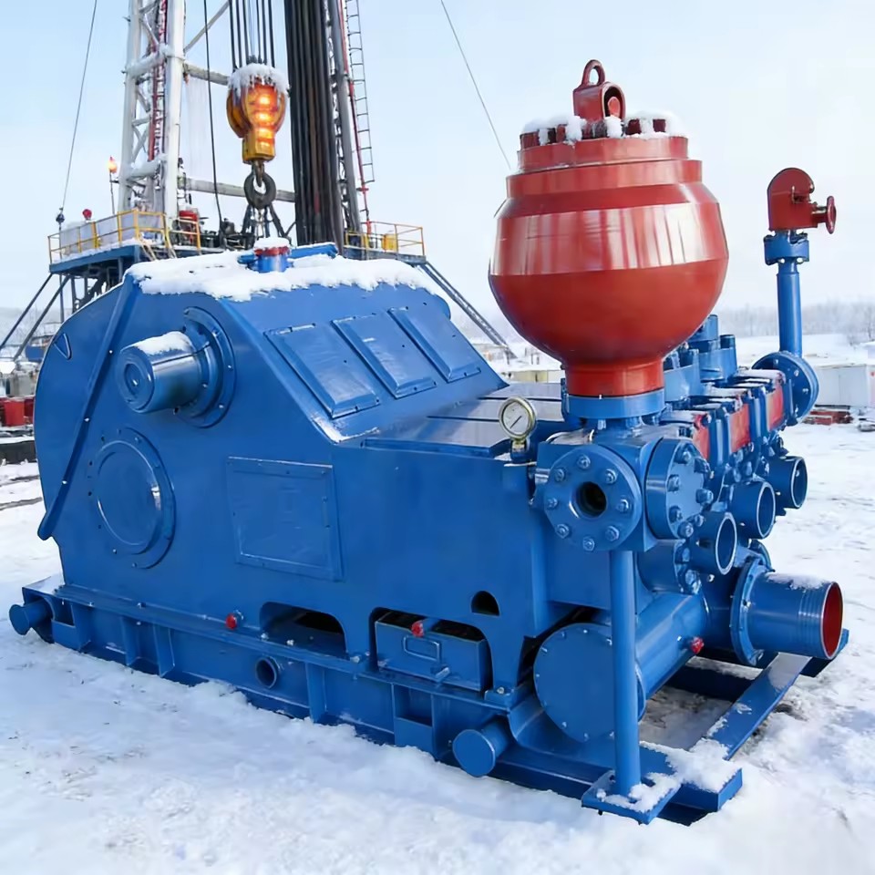 Oilfield drilling mud pump F series three-cylinder mud pump F500, F800, F1000, F1300, F1600