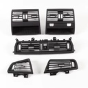 LHD Front Central Left Right Rear AC Conditioner Chromed Air Vent Grille Outlet Panel for BMW 5 Series F10 F11 2010-2017