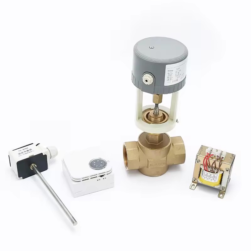 Proportional-integral Electric Two-way Control Valve Customized Support for Central Air-conditioning Steam Brass Material