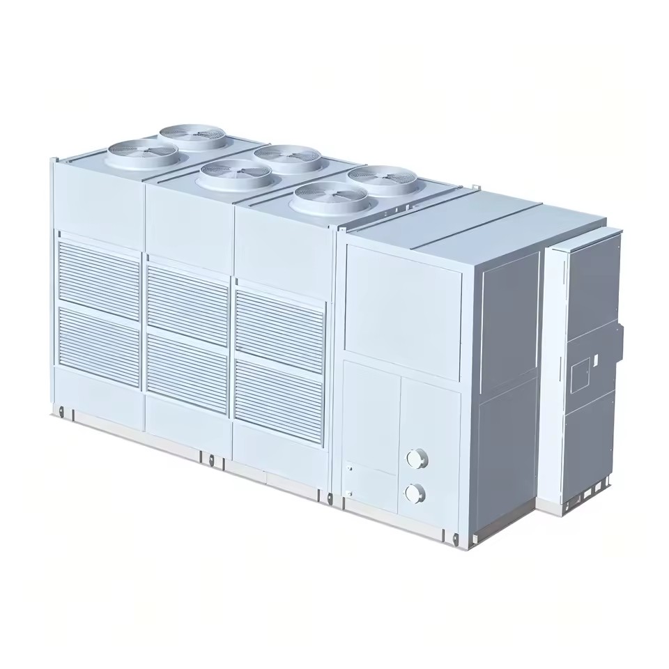 Industrial Evaporative Cooling Air Source Heat Pump Commercial Heating Cooling Unit Central Air Conditioning System 380V R407C
