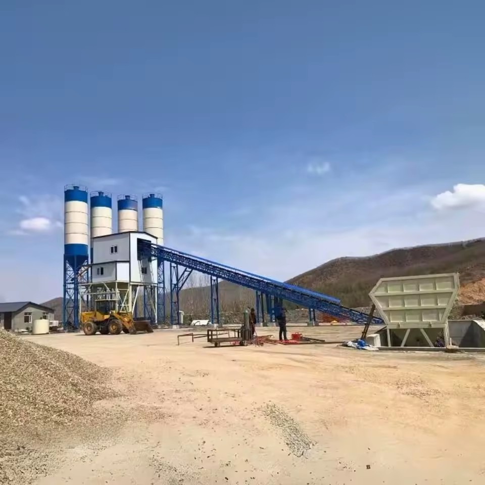 Central Beton 60m3hr 90m3hr 120m3hr Concrete Batching Plant Factory Price 60 Cubic Meter Concrete Plant PLC Automatic Control