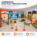 Indoor Playground Equipment Dentist Clinic Treatment Room Role Play Storefront Modules for FEC Projects
