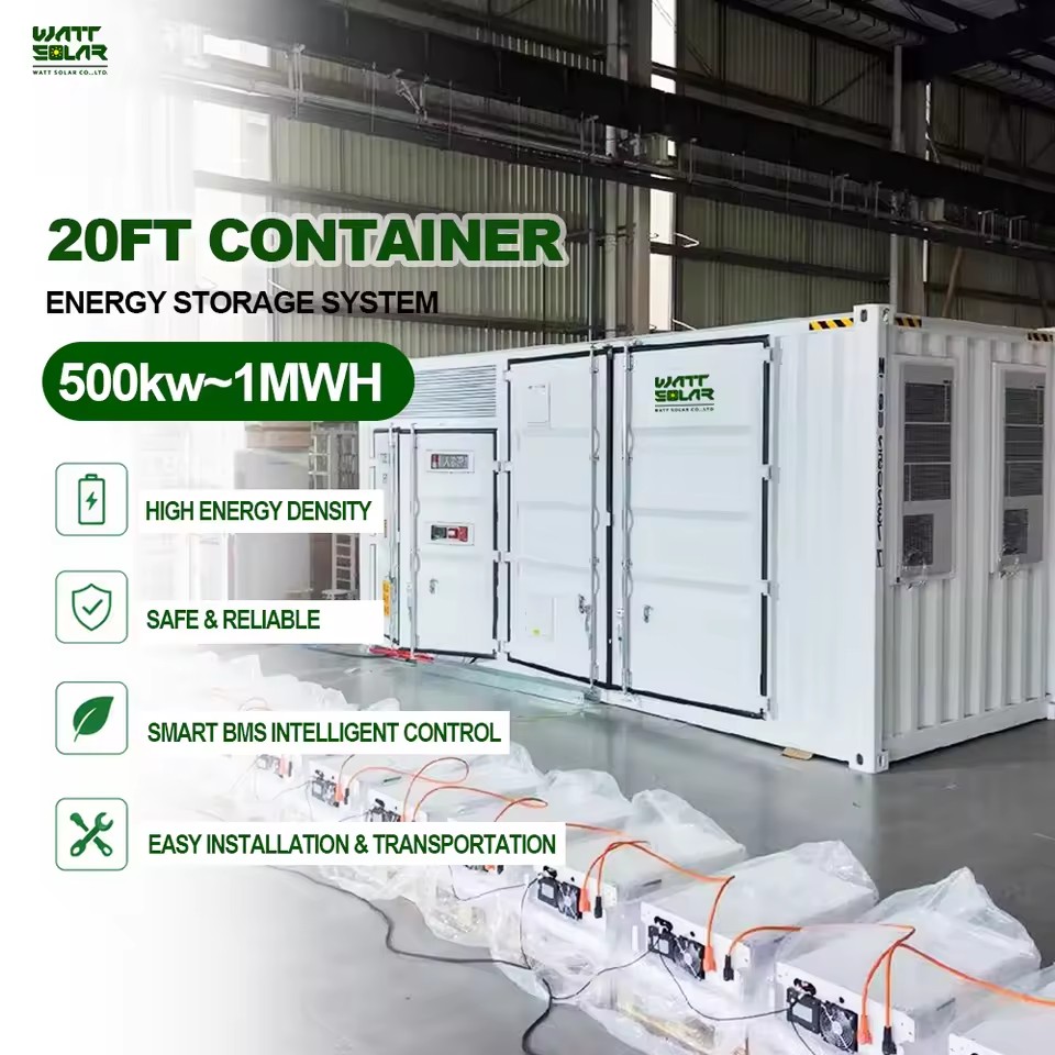 500kwh 600kwh 800kwh 1.2MWh 20ft Lithium Battery Storage Container Hybrid Microgrid Energy System C&I Energy Storage Systems