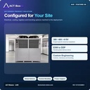 40 Slot Antminer Liquid Cooling Rack 230kW for Industrial Crypto Mining with Top Mounted Dry Cooler and Central HMI Solution