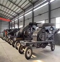 50tph Quarry Limestone Hammer Mill Grinder Crusher Portable Diesel Engine Hammer Crusher for