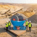 In Stock Low Cost CE ISO 1200 Wet Pan Mill AC Motor Gold Separation Machine Gold Mining Ore Wet Stone Grinding Roller Mills