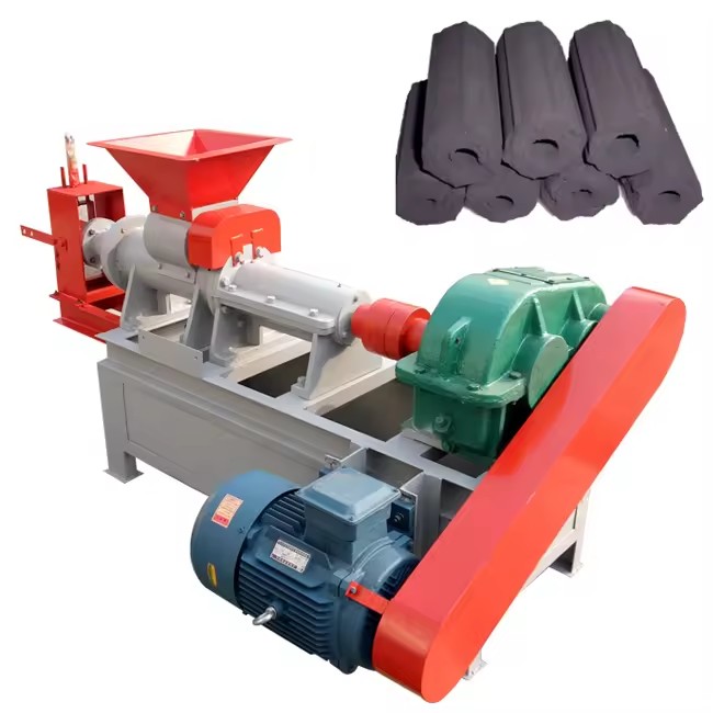 High Output BBQ Charcoal Extruder Machine Charcoal Briquette Machine for Sale