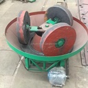 Model 1500 Mine Wet Pan Mill Gold Separation Silver Copper Lead Iron Zinc Ore Grinding Machine