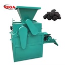 Long Service Life 500kg/h PLC Controlled Motor Driven Briquette Machine Charcoal Ball Pillow Shaped Coal Charcoal Making