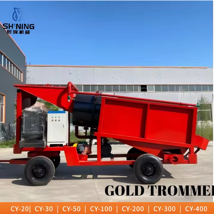 CY-50TPH Gold Mining Mill Machine for Small Miners Easy to Use Low Cost High Gold Recovery Gold Trommel for Sale
