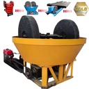 Henan Gold Mining Machinery Model 1400 Wet Grinding Mill Disc Machine AC Motor 2-3t Capacity Customizable Dimensions 1 Year