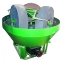 0.3 0.5 0.6 Tph 1100 1200 Three Rollers AC Motor Wet Pan Mill for Gold & Stone Grinding in Quarry Mining